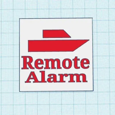 Biểu tượng báo động cho thuyền với dấu hiệu cảnh báo