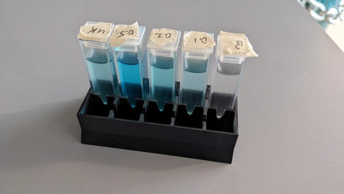 Giá đỡ cuvet tiêu chuẩn cho 10 cuvet 13x13 mm - Image 1