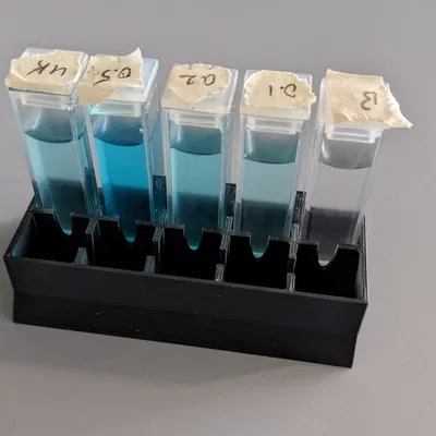 Giá đỡ cuvet tiêu chuẩn cho 10 cuvet 13x13 mm