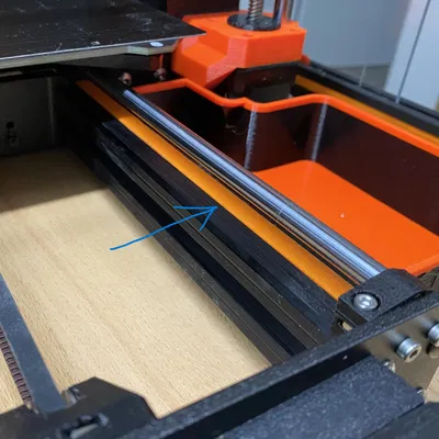 Nắp che khe cho profile máy in MK4 bằng TPU