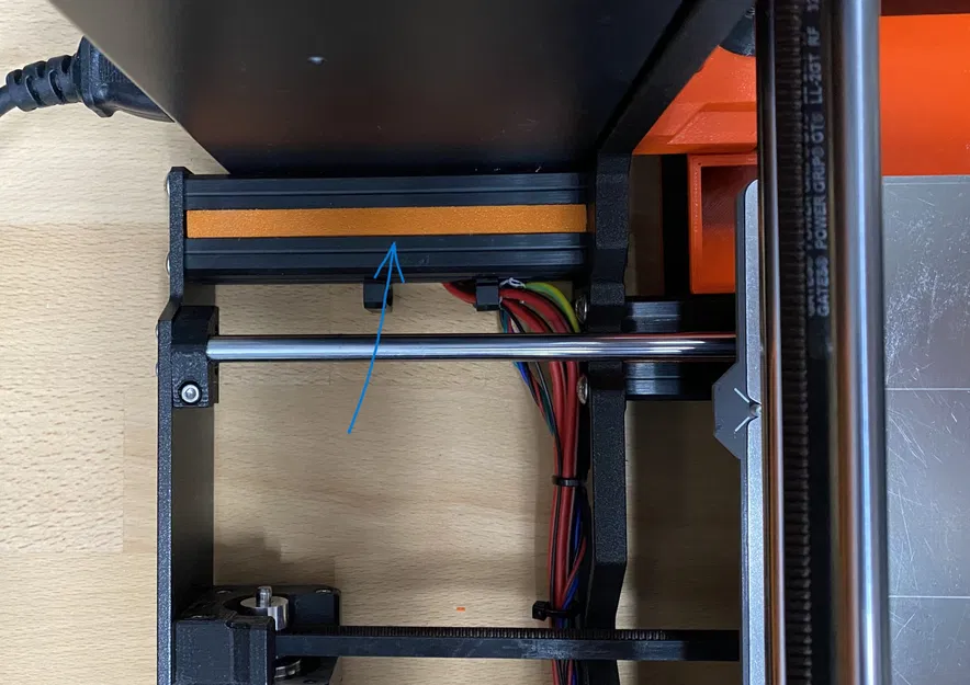 Nắp che khe cho profile máy in MK4 bằng TPU - Image 2