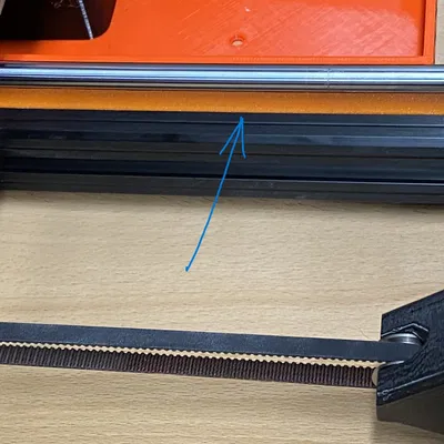 Nắp che khe cho profile máy in MK4 bằng TPU