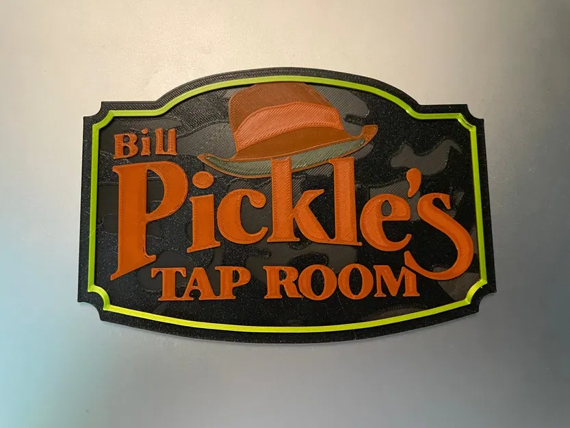 Biểu tượng neon của quán bar Bill Pickle tại State College - Image 1