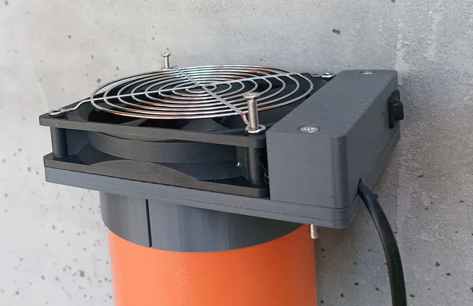 Bộ chuyển đổi quạt 120x120 cho ống KG100 - Image 1