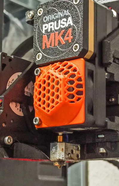 Bộ bảo vệ quạt và chống gió cho Prusa MK4 - Image 1