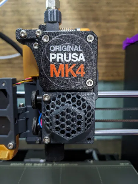 Tấm chắn gió quạt hotend cho Mk4 - Thêm khả năng tương thích ống làm mát cải tiến Mk4 - Image 1