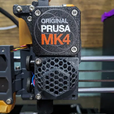 Tấm chắn gió quạt hotend cho Mk4 - Thêm khả năng tương thích ống làm mát cải tiến Mk4