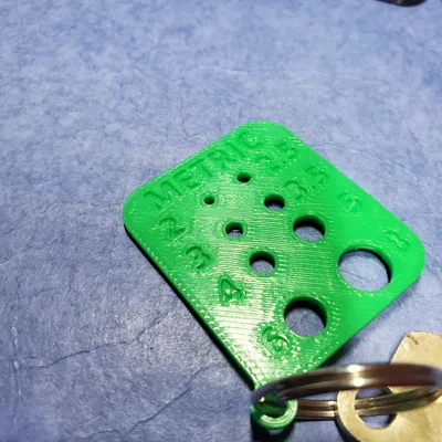 Thước đo đường kính bu lông theo hệ mét và hệ inch