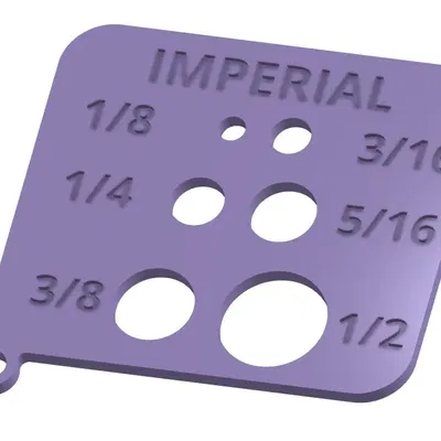 Thước đo đường kính bu lông theo hệ mét và hệ inch