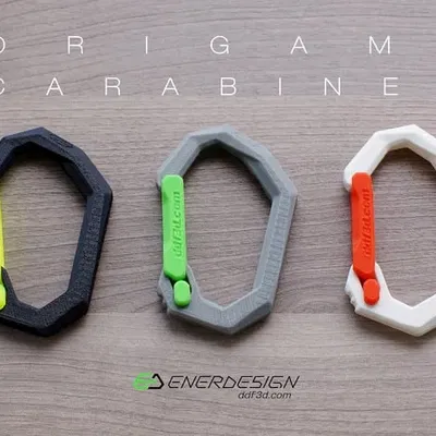 Khóa carabiner origami độc đáo cho sở thích thủ công