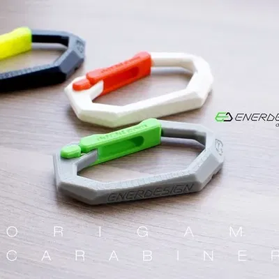 Khóa carabiner origami độc đáo cho sở thích thủ công
