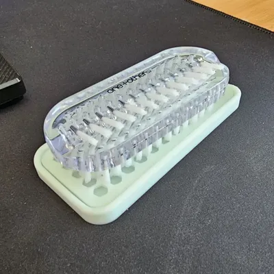 Khay đựng bàn chải móng tay đơn giản 2 mảnh