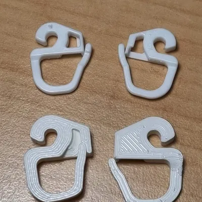 Kẹp rèm tương thích IKEA Vidga cho rèm cuốn