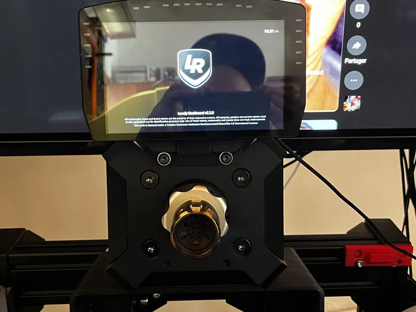 Giá đỡ bảng điều khiển từ tính cho Fanatec DD1/2 và GT DD PRO ... - Image 4