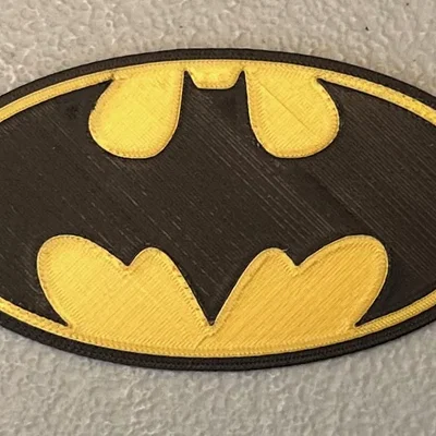 Nam châm biểu tượng Batman nhiều màu sắc