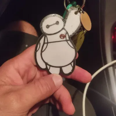 Móc khóa Baymax đa sắc màu từ Big Hero 6