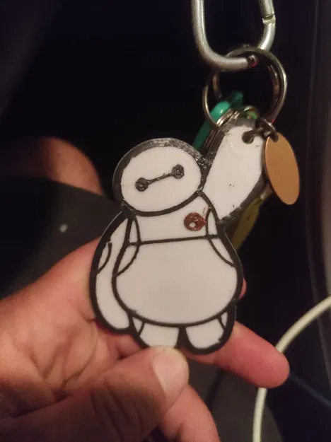 Móc khóa Baymax đa sắc màu từ Big Hero 6 - Image 2