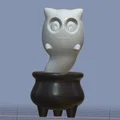 Mô hình ma mèo trong nồi huyền bí - Thumbnail 1