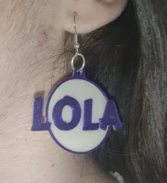 Khuyên tai cá nhân hóa với tên tùy chỉnh - Image 1