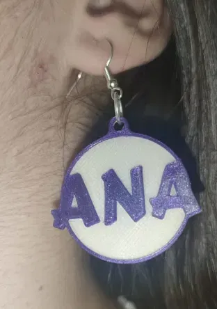 Khuyên tai cá nhân hóa với tên tùy chỉnh - Image 2