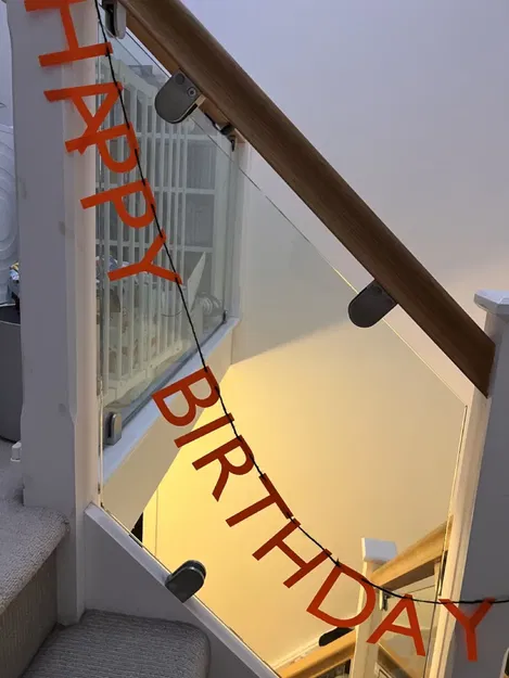 Băng rôn chúc mừng sinh nhật đơn giản và dễ làm - Image 1