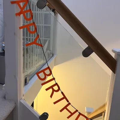 Băng rôn chúc mừng sinh nhật đơn giản và dễ làm