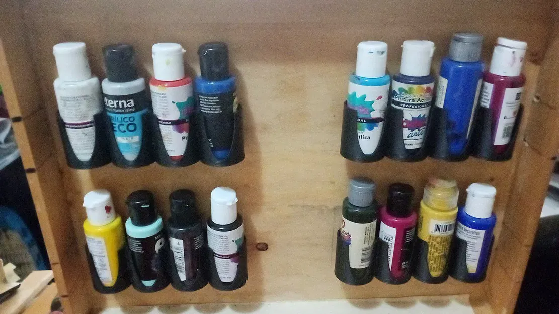 Giá đỡ tổ chức chai sơn 50-60cc bằng gỗ - Image 1