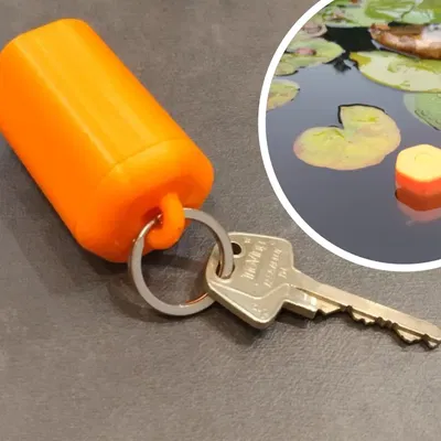 Khóa chìa nổi Hi-Viz từ nút chai sâm panh tái chế