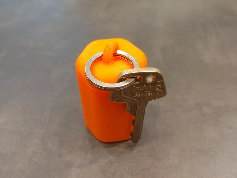 Khóa chìa nổi Hi-Viz từ nút chai sâm panh tái chế - Image 4