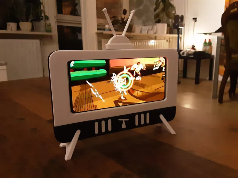 Giá đỡ điện thoại hình TV retro dễ thương - Image 2