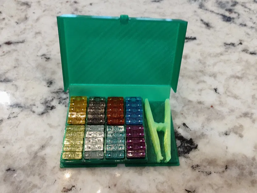 Hộp đựng và dụng cụ kéo fuse cho fuse ô tô mini thấp profile - Image 1