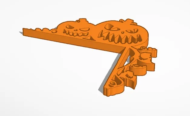 Trang trí cửa Halloween với bí ngô và kẹo ngô - Image 2