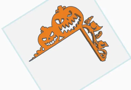 Trang trí cửa Halloween với bí ngô và kẹo ngô - Image 4