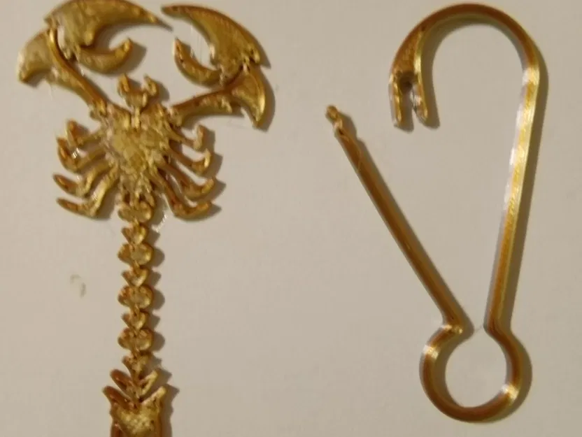 Móc khóa với karabin in 3D từ filament PLA - Image 1