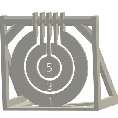 Mô hình mục tiêu Nerf treo in tại chỗ