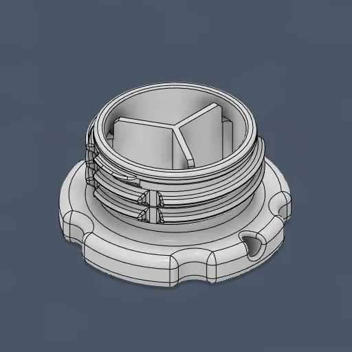 Móc khóa hộp đựng nắp chai PET tiện dụng - Image 2