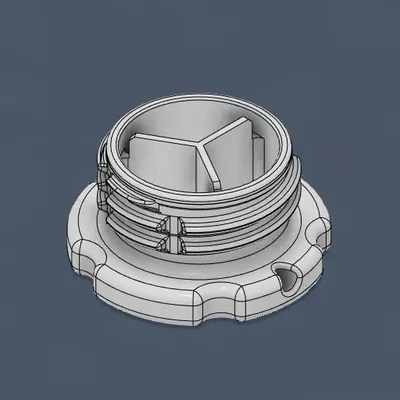 Móc khóa hộp đựng nắp chai PET tiện dụng