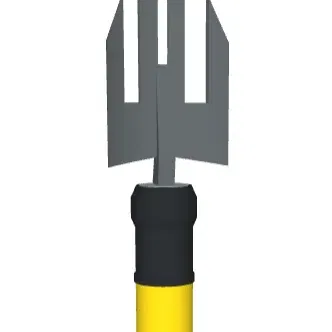 Cái xẻng vườn in 3D có thể tháo rời hoặc nguyên khối