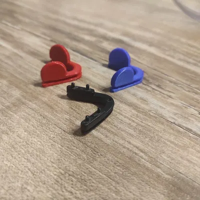 Kẹp mũi kính thể thao Uvex bằng nhựa in 3D