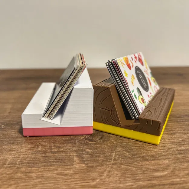 Giá đỡ danh thiếp bằng gỗ đơn giản và thanh lịch - Image 2