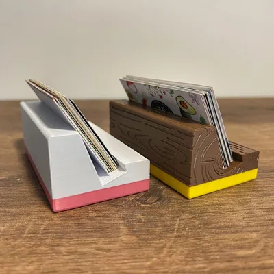 Giá đỡ danh thiếp bằng gỗ đơn giản và thanh lịch