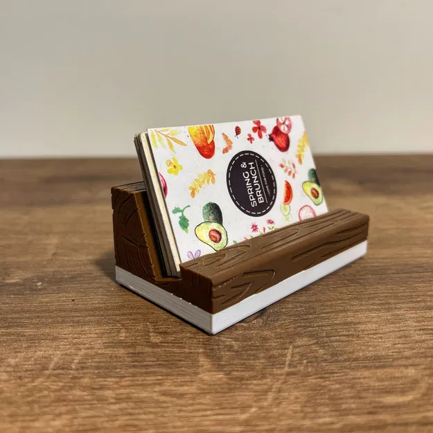 Giá đỡ danh thiếp bằng gỗ đơn giản và thanh lịch - Image 5