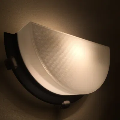 Ánh sáng tường với chao đèn kiểu cầu cổ điển