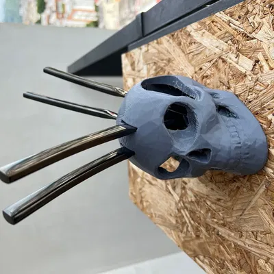 Giá đỡ dao hình đầu lâu độc đáo cho bàn ăn