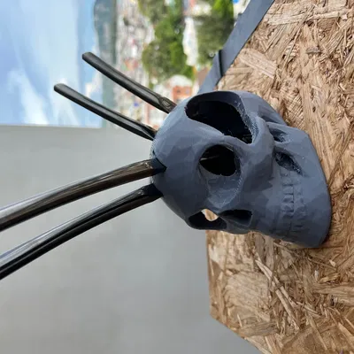 Giá đỡ dao hình đầu lâu độc đáo cho bàn ăn