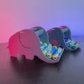 Máy phân phối pin hình con voi dễ thương - Thumbnail 4