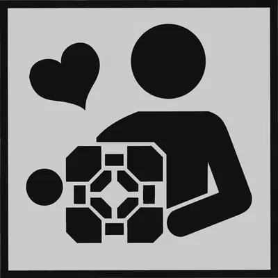 Biểu ngữ bạn đồng hành Portal Cube