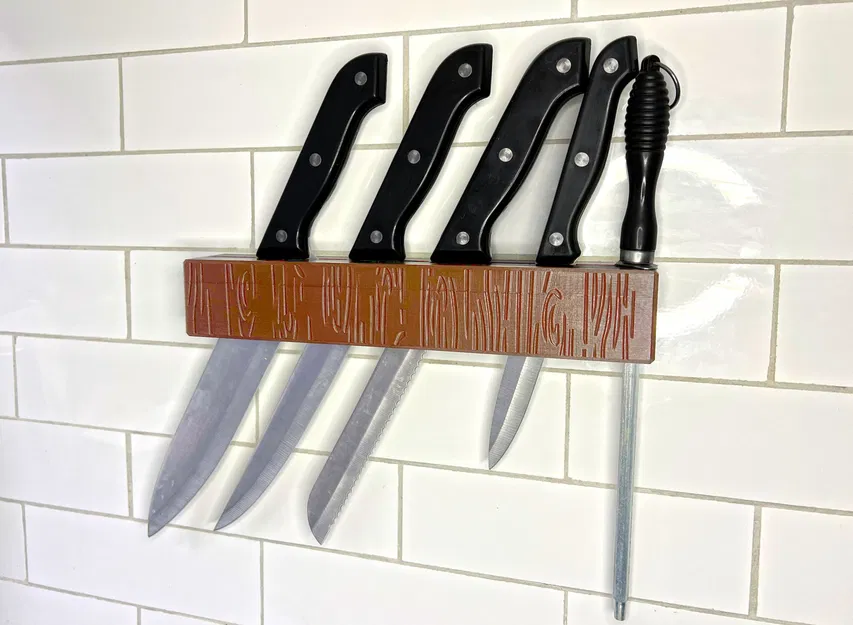 Giá đỡ dao treo tường phong cách tối giản - Image 2