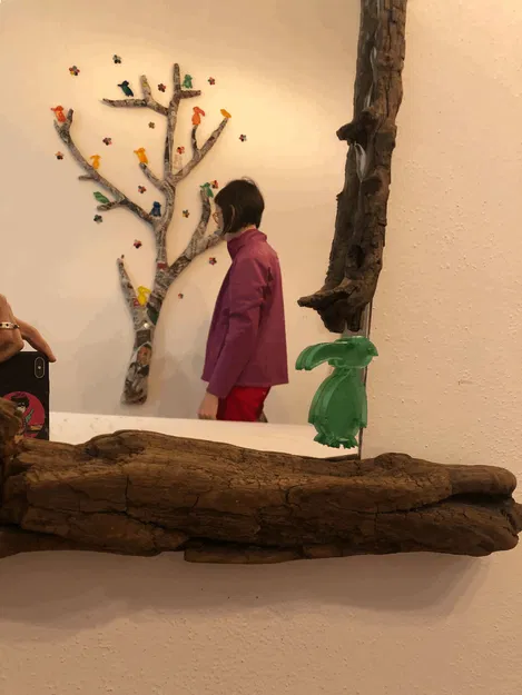 Mô hình cây với những chú chim đầy màu sắc - Image 19