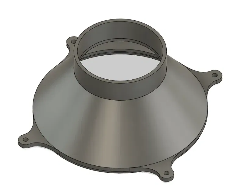 Bộ gắn ống cho quạt với đường kính 140 mm - Image 1